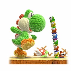 Yoshi's Woolly World - Vs Burt the Bashful.