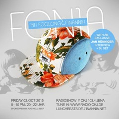 Fonia Radio Show - Session 34 (Guest: Jan Hünniger aka SMFX)