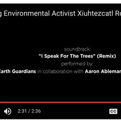 "I Speak For The Trees" remix