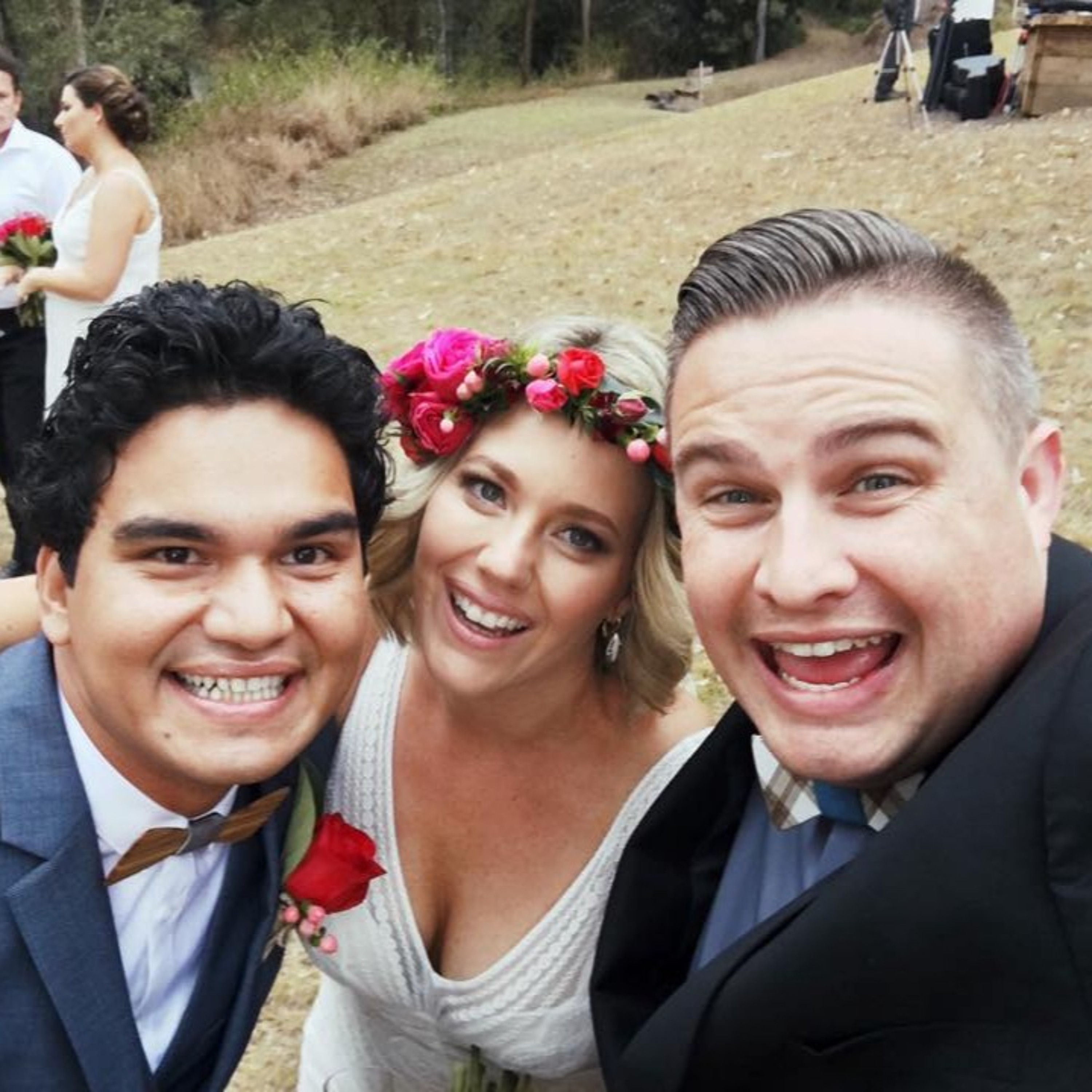 The end of Millo and Taya's wedding episode artwork