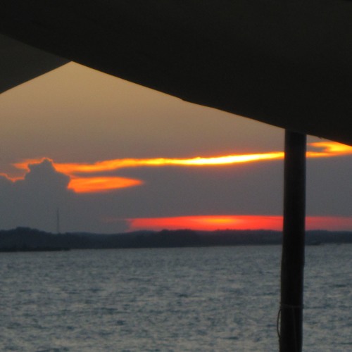 deep vibes beach sunset