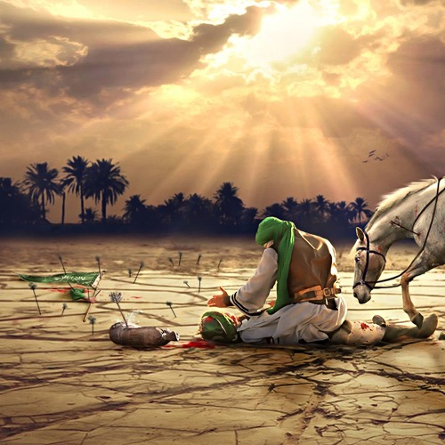 حضرت عباس - وداعاً یا صَدیقی