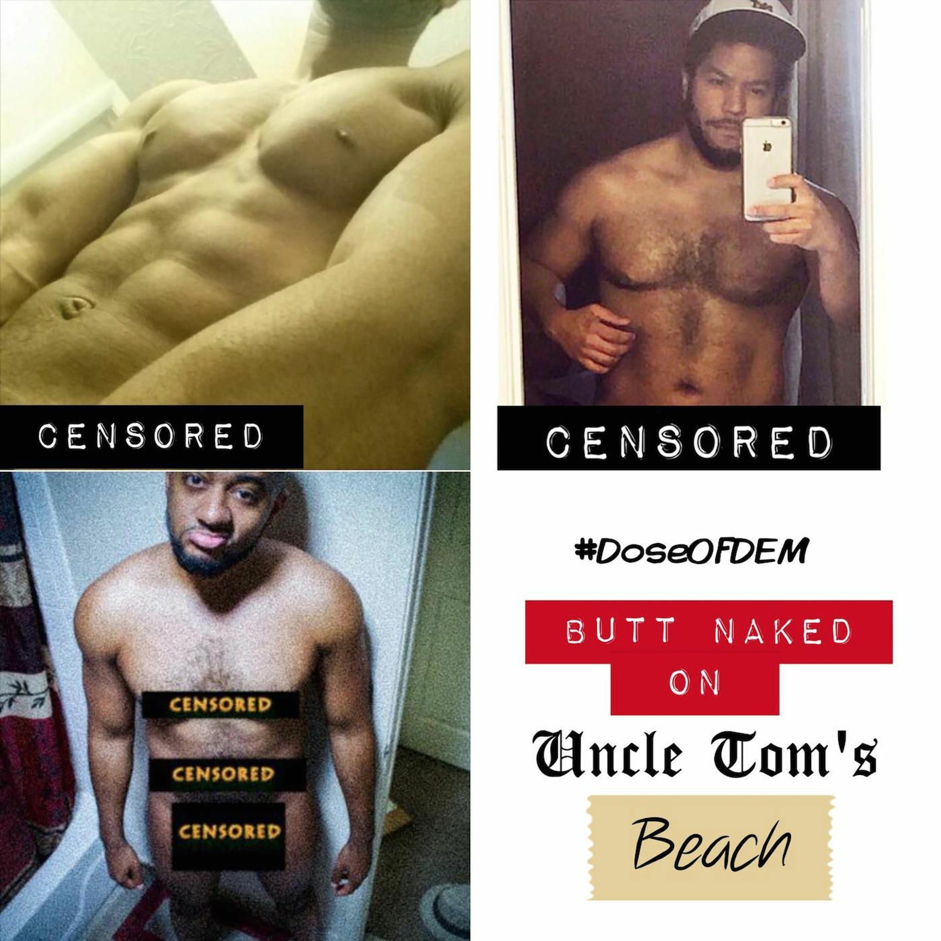 A Dose Of DEM - "Butt Naked On Uncle Tom's Beach" episode artwork
