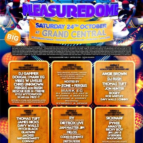 DJ SMED - PLEASUREDOME 27TH BDAY (M - ZONE ARENA) - 24.10.15