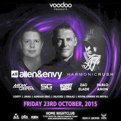Allen & Envy Live Voodoo @ Home, Sydney 23 - 10 - 2015