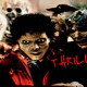 on Thriller- Michael Jackson