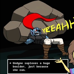 Undertale: Suplexing a Boulder (Spear of Justice)
