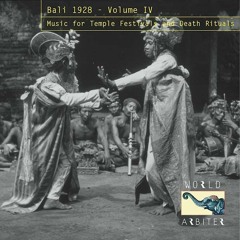 Bali 1928, Vol. IV (Excerpt)