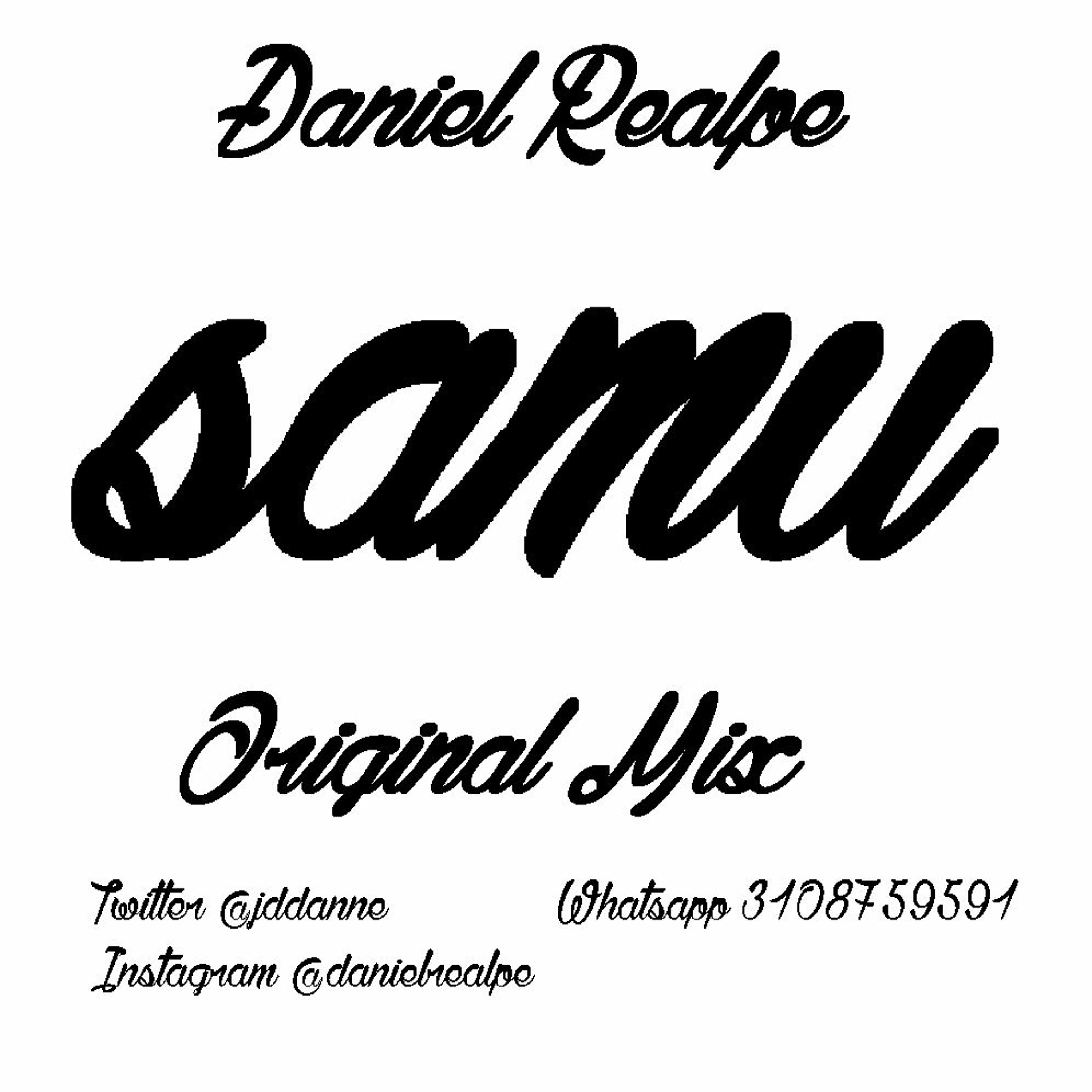 Daniel Realpe - Samu (Original Mix)