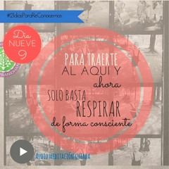 Meditación guiada de la observación en la respiración.
