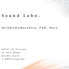 SoundLabo 20151031 DJ OKADA