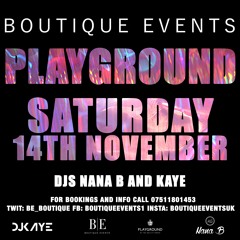 Boutique at Playground Liverpool mixed by NANA B