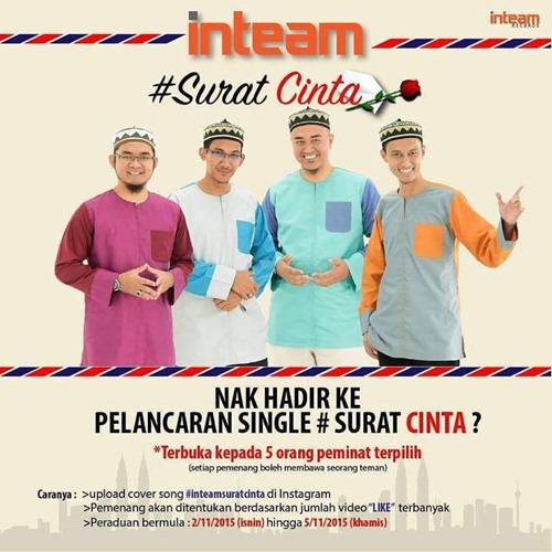 Stream Surat Cinta Inteam Raja Nasyid Listen Online For Free On Soundcloud