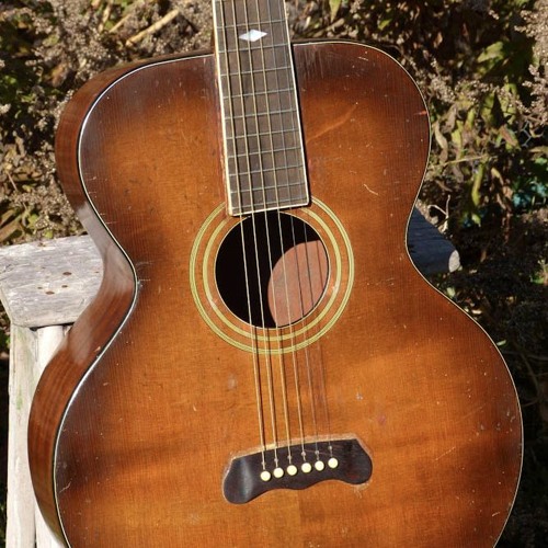Stream 1930s Gretsch Hawaiian/Spanish minijumbo conversion guitar by