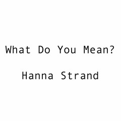 Justin Bieber - What Do You Mean (cover)