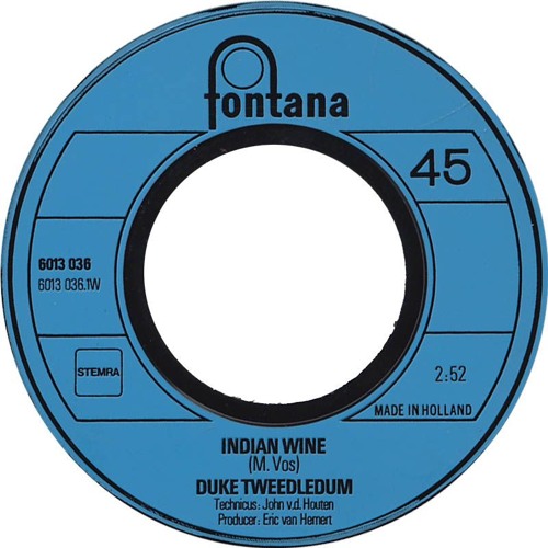 Duke Tweedledum - Indian Wine