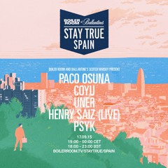 Henry Saiz Boiler Room & Ballantine's Stay True Spain Live Set