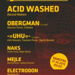 -=UHU=- LIVE - Mechatronica @ Griessmuehle, October 17th 2015 (Snippet)