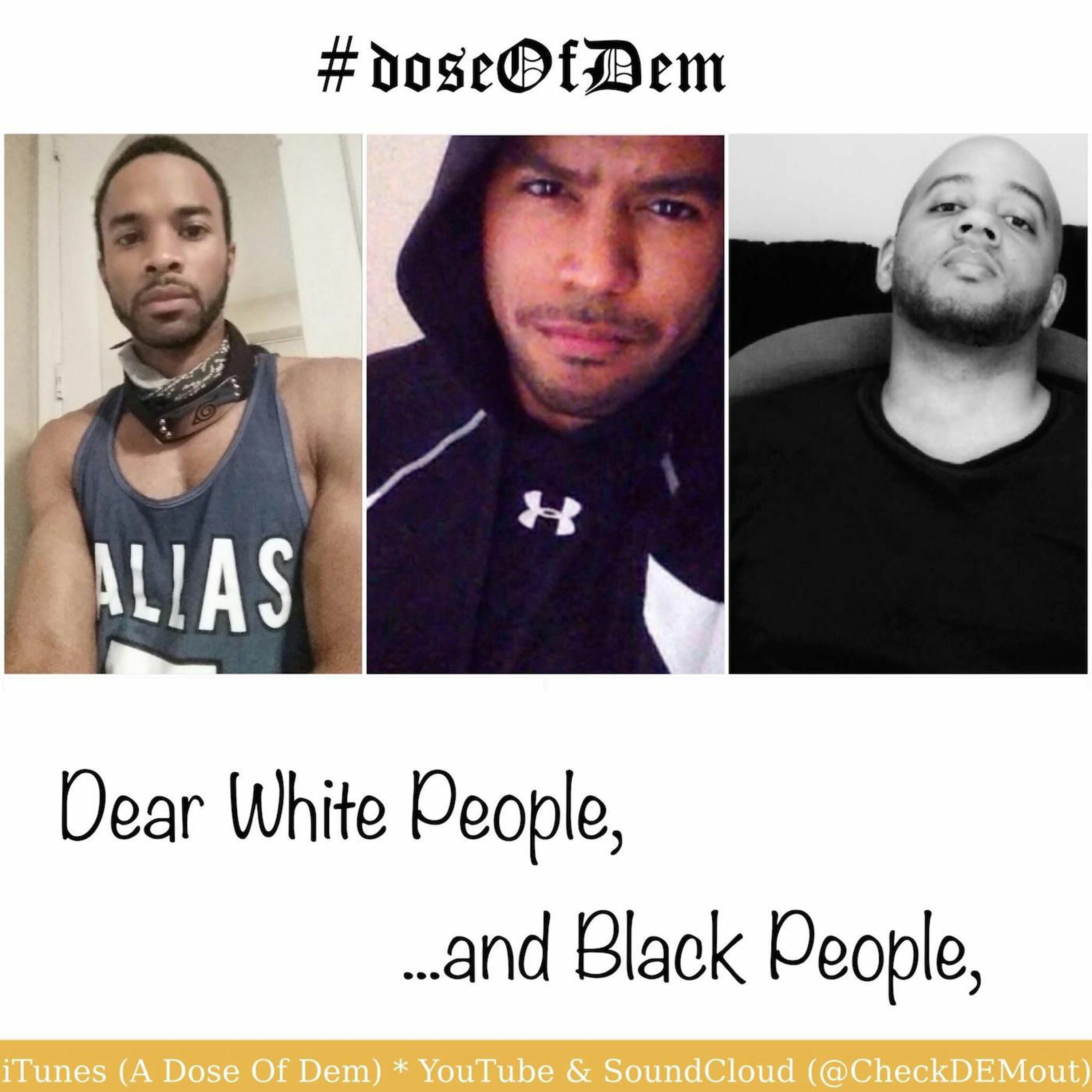 A Dose Of DEM: "Dear White People...and Black People" episode artwork