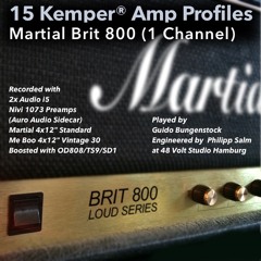 Kemper Amp Profiles of the Martial Brit 800