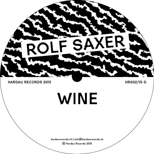 Rolf Saxer - Wine (out Nov 12th on the Refugees Welcome Compilation)