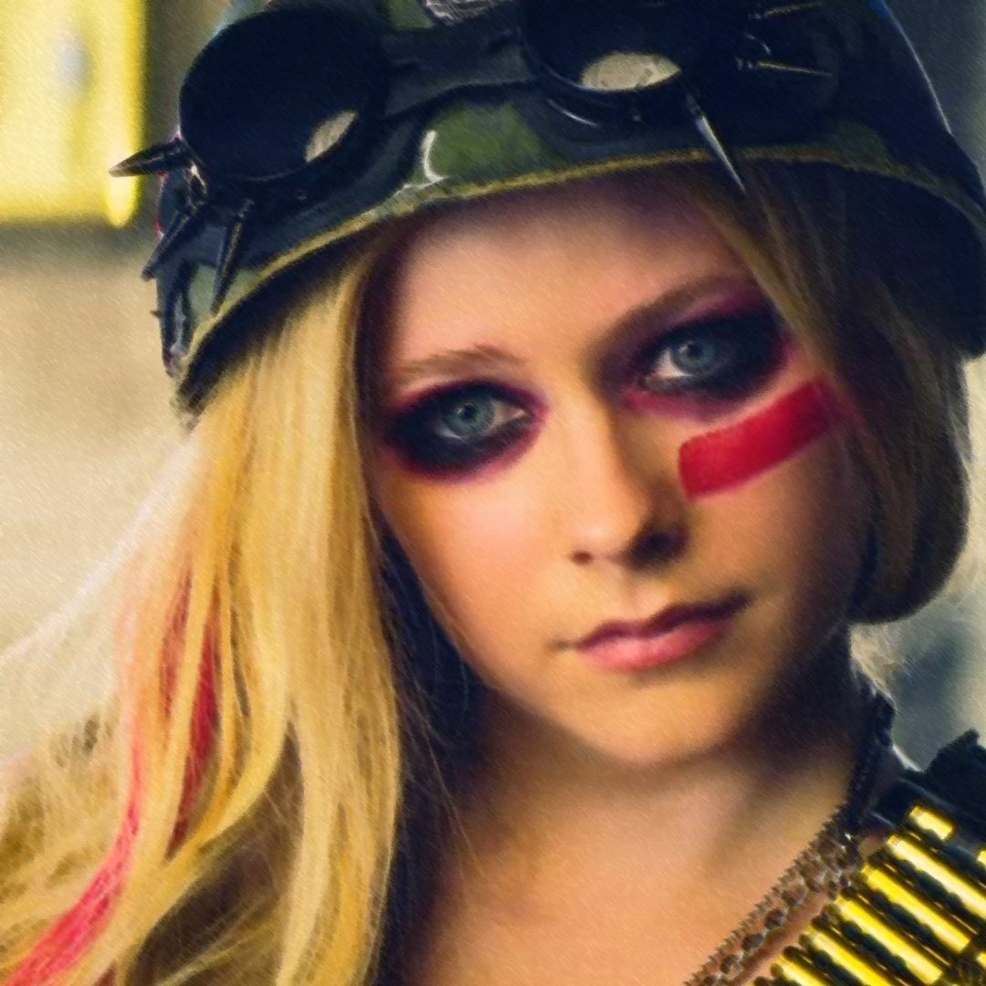 Porte-clés Métal Avril Lavigne - Officiel, Fabrication Française