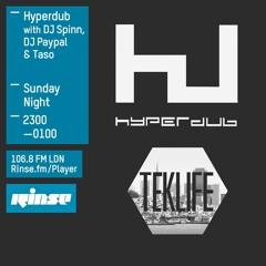 Rinse FM Podcast - Hyperdub w/ DJ Spinn, DJ Paypal +  Taso - 8th November 2015