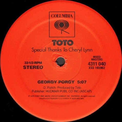 Toto - Georgy Porgy (Vintage People Edit)