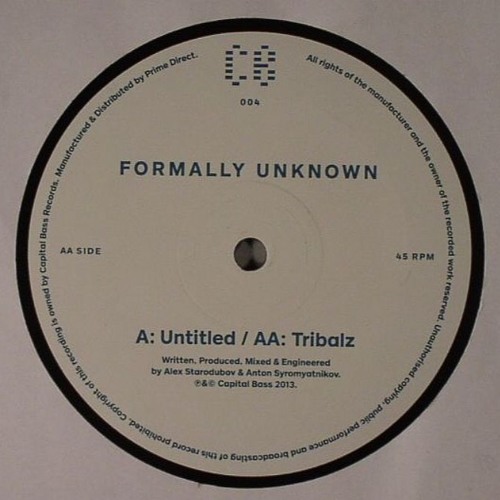 Formally Unknown - Untitled EP (CB004)