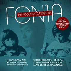 Fonia Radio Show - Session 35 (Guest: Funk Bast*rd / Darker Than Wax)