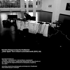 Harald Lillmeyer & Sascha Stadlmeier „Zwie-Spalt“ für E-Gitarre und Elektronik (2015, UA)