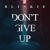 Artwork for Blinkie - Don't Give Up (On Love) (Frankee Remix)