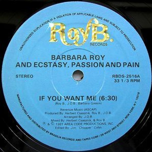 Barbara Roy - If You Want Me (Lego Edit)