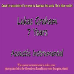 Lukas Graham - 7 Years (Acoustic Instrumental)