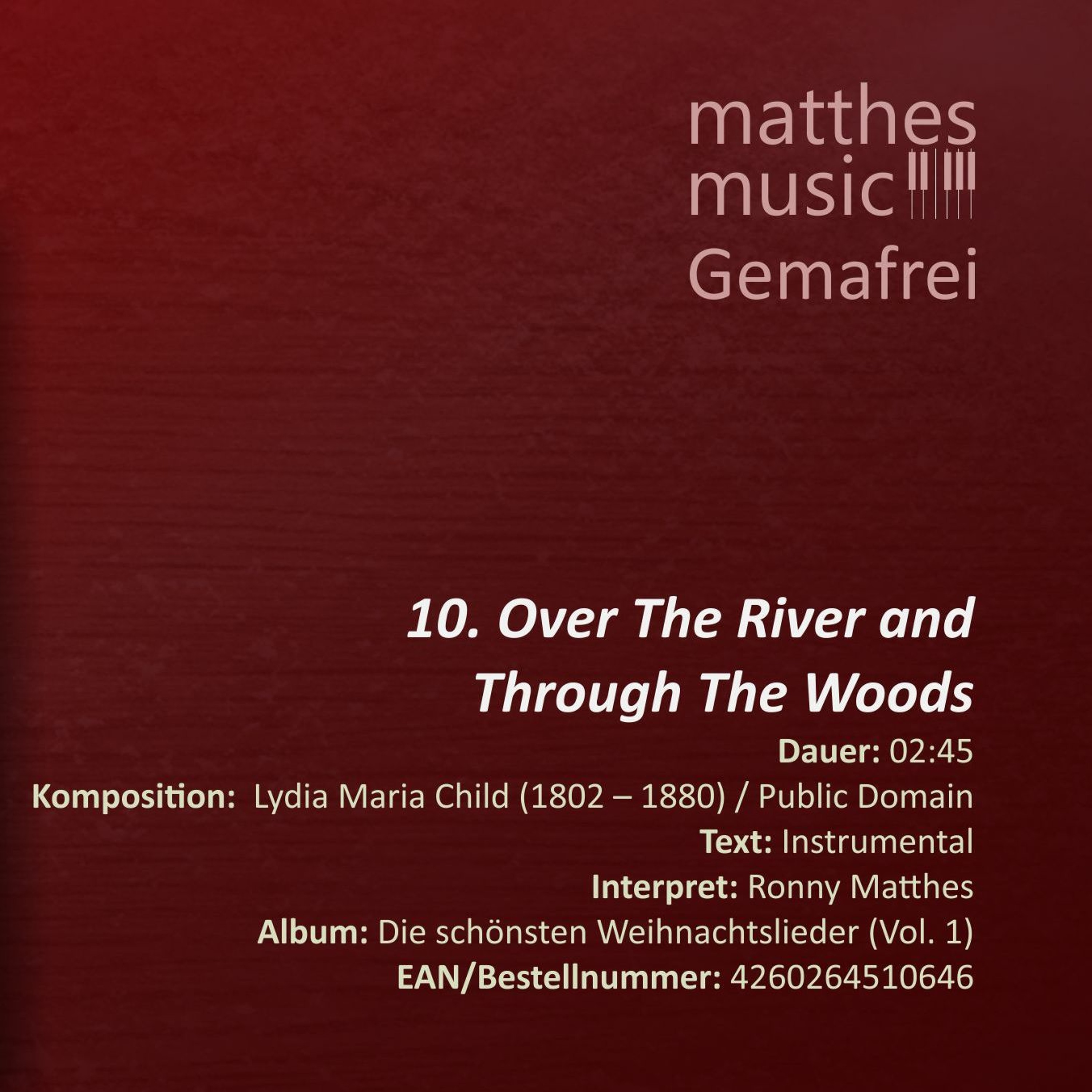 Over The River And Through The Woods - (10/14) - CD: Die schönsten Weihnachtslieder (Vol. 1) episode artwork