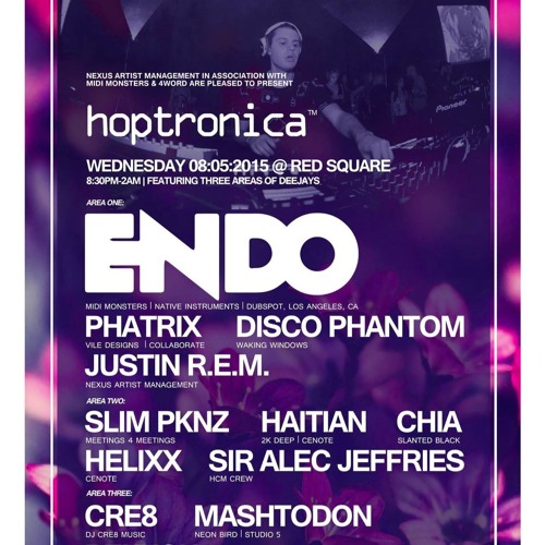 2015.02.26 ENDO - Live At Hoptronica @ Red Square [Burlington, Vermont]