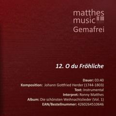 O du Fröhliche - Johann Gottfried Herder (12/14) - CD: Die schönsten Weihnachtslieder (Vol. 1)