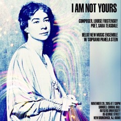I Am Not Yours Live 20 Nov 2015