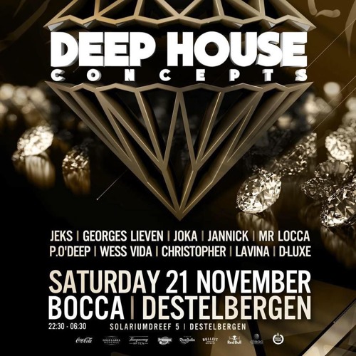 Deep House Concepts @ BOCCA - Destelbergen 21.11.'15 - P. O'deep Vs Jeks