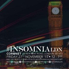 #InsomniaLDN Mix - 27th November 2015
