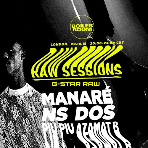 Stream Manaré Boiler Room x G-Star RAW Sessions Paris DJ Set by Boiler Room  | Listen online for free on SoundCloud
