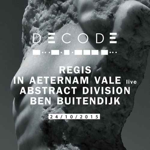 Ben Buitendijk @ Decode - Transport Rotterdam 24-10-2015
