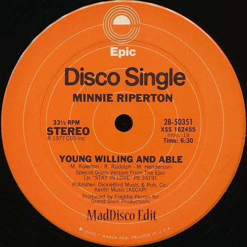 Minnie Riperton - Young, Willing & Able [MadDisco Edit]