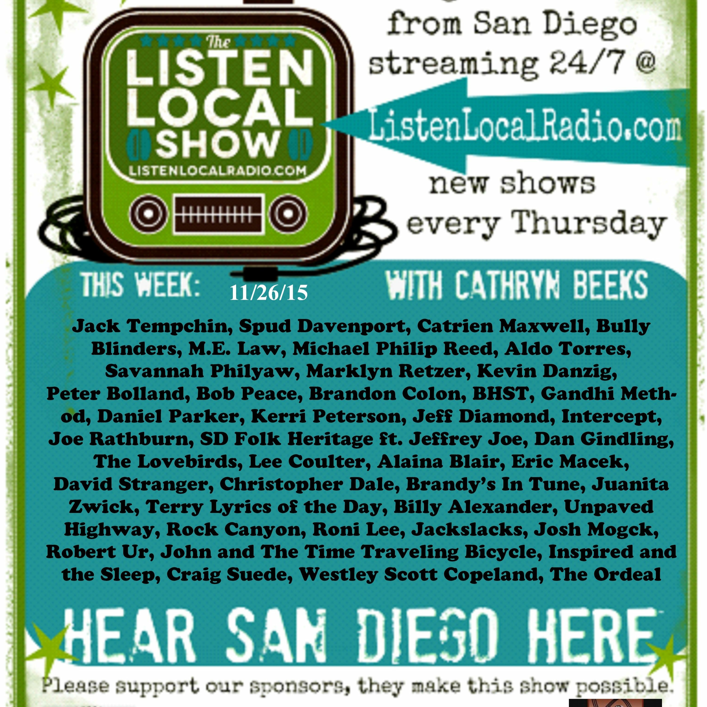 The Listen Local Show 11 26 15 episode artwork