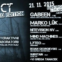 GabeeN @ Deconstruct,Vetrinjski Dvor,Maribor,Slovenia 21 - 11 - 2015
