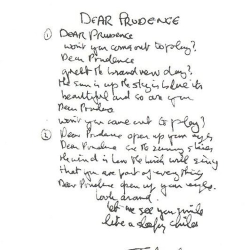 Dear Prudence (Beatles Covered by Andy Witmyer)