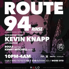 KENNY MITCHELL / DJ SET FROM HALO SESSIONS w KEVIN KNAPP & Route 94