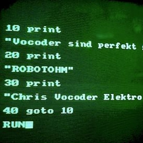 "Vocoder sind perfekt fuer Roboter" by ROBOTOHM (Chris Vocoder Remix)