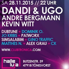 [Techno] 28.11.2015 Matthes N. & Alex Grau - Clubtronica @ Halle Luja