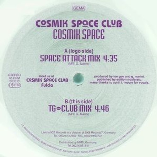 Cosmik Space Club - Cosmik Space (Accentbuster´s Original Sequence Remix)